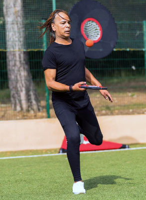 Chris Oven, inventor of Raqball